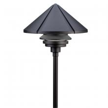Kichler 15211BKT - Large One Tier 120V Path Light Textured Black