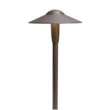 Kichler 15811AZT30R - Short Dome 3000K LED Path Light Textured Architectural Bronze