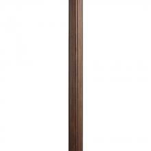 Kichler 9595BST - 3" x 84" Direct Burial Fluted Post Brownstone