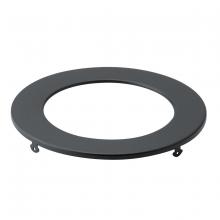 Kichler DLTSL05RBKT - Direct-to-Ceiling Slim Decorative Trim 5 inch Round Textured Black