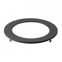 Kichler DLTSL06RBKT - Direct-to-Ceiling Slim Decorative Trim 6 inch Round Textured Black