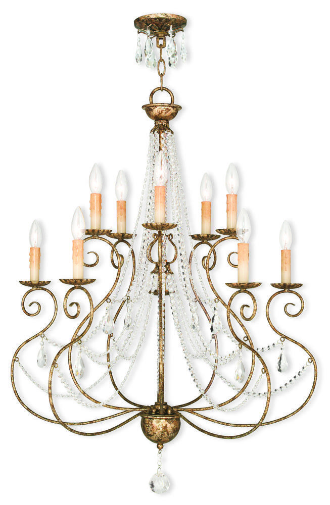 5 Light + 5 Light EB Chandelier