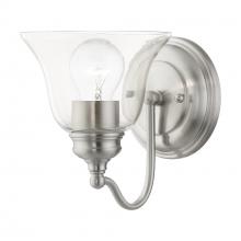 Livex Lighting 16931-91 - 1 Light Brushed Nickel Vanity Sconce