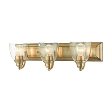 Livex Lighting 17073-01 - 3 Lt Antique Brass Vanity Sconce