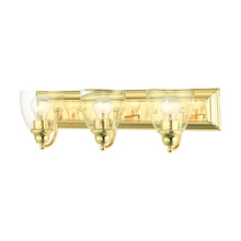 Livex Lighting 17073-02 - 3 Lt Polished Brass Vanity Sconce