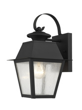 Livex Lighting 2162-04 - 1 Light Black Outdoor Wall Lantern