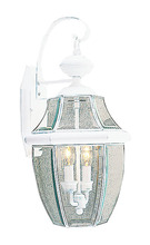 Livex Lighting 2251-03 - 2 Light White Outdoor Wall Lantern