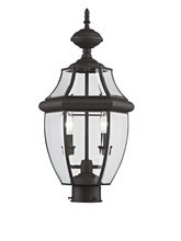 Livex Lighting 2254-07 - 2 Light Bronze Outdoor Post Lantern