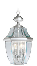 Livex Lighting 2255-91 - 2 Light BN Outdoor Chain Lantern