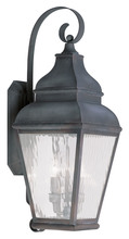 Livex Lighting 2605-61 - 3 Light Charcoal Outdoor Wall Lantern