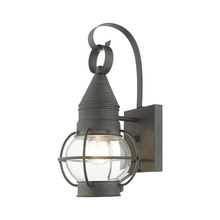 Livex Lighting 26900-61 - 1 Lt Charcoal Outdoor Wall Lantern