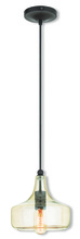 Livex Lighting 40619-92 - 1 Light English Bronze Mini Pendant