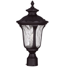 Livex Lighting 7855-07 - 1 Light Bronze Outdoor Post Lantern