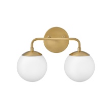 Lark 85002LCB - Small Two Light Vanity