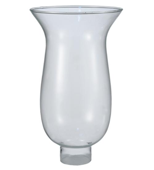 3.75"W Hurricane Clear Glass Shade