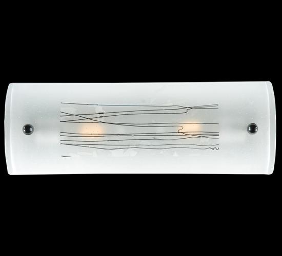 18"W Metro Fusion Twigs Glass Vanity Light