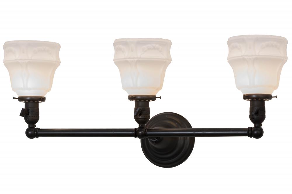 26"W Revival Garland 3 LT Vanity Light