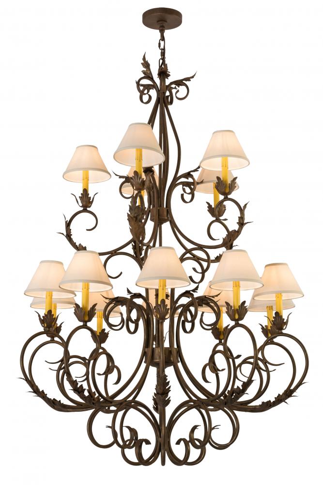 46"W Alexandria 15 LT Chandelier