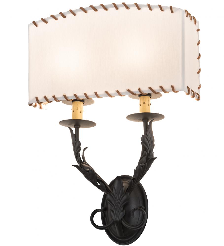 15" Wide Ranchero Wall Sconce