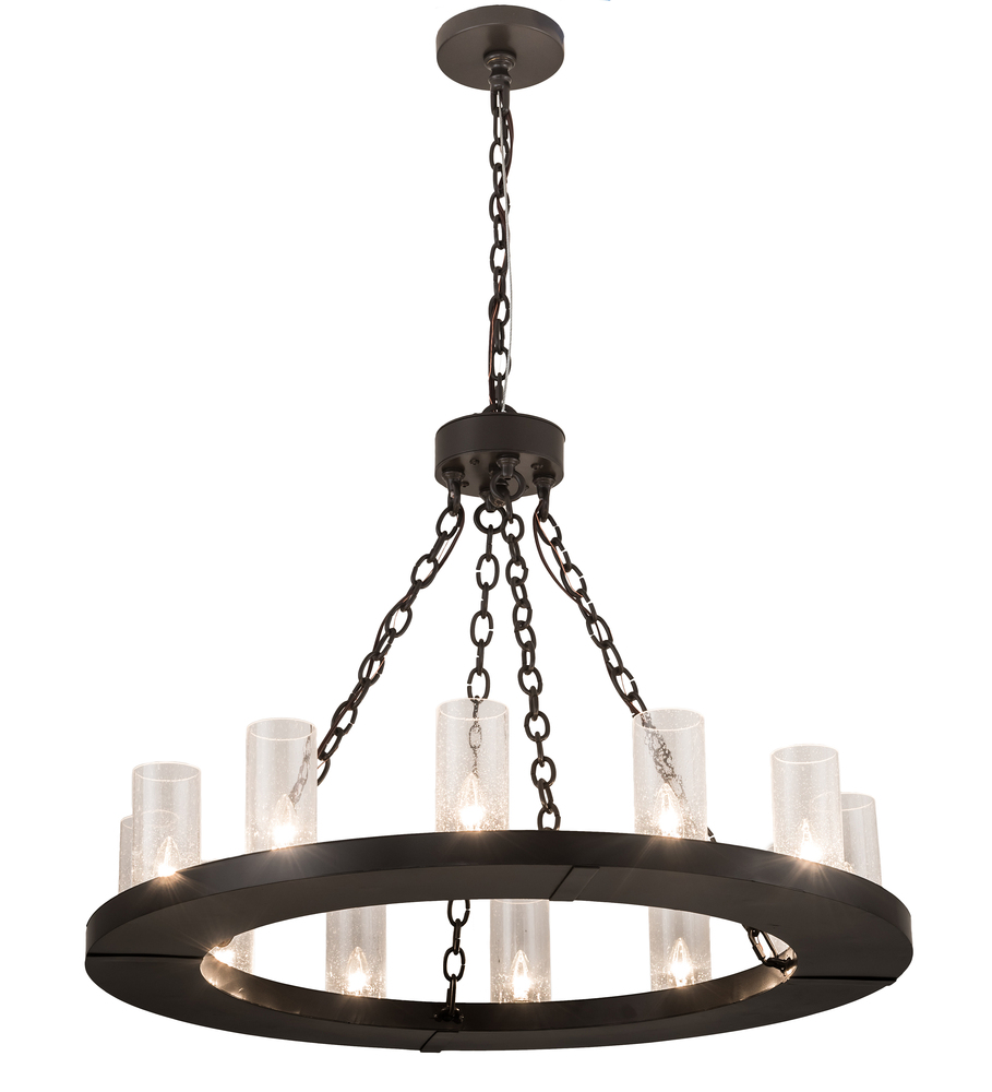 36" Wide Loxley 12 Light Chandelier