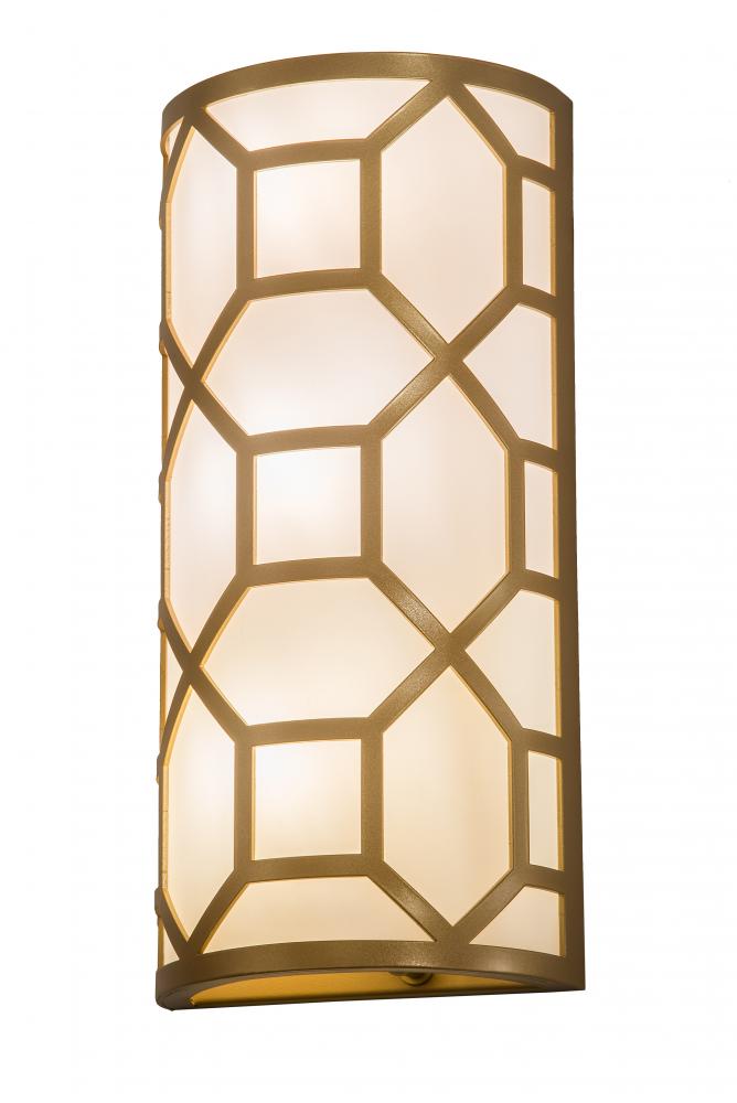 8" Wide Cilindro Mosaic Wall Sconce