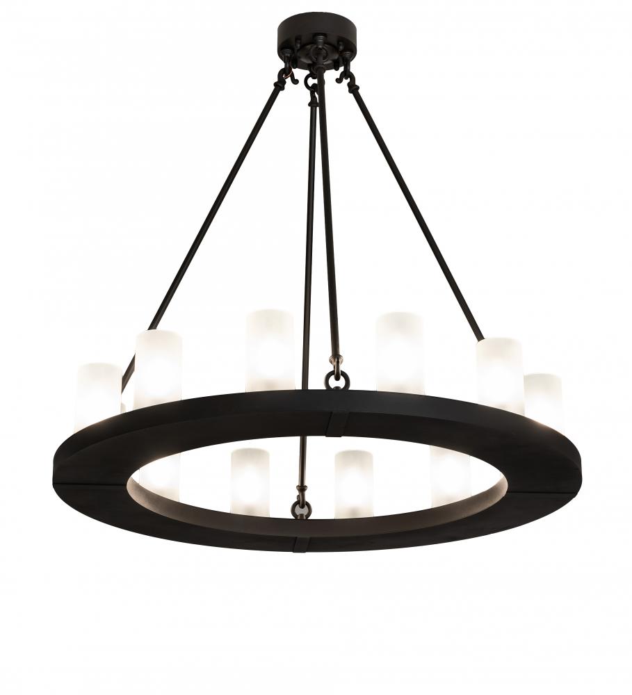 36" Wide Loxley 12 Light Chandelier