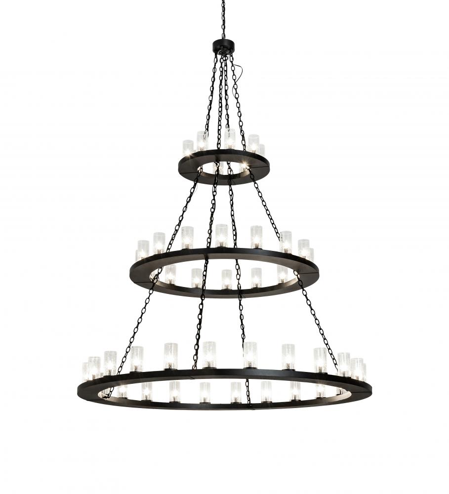 72" Wide Loxley 48 Light Three Tier Chandelier