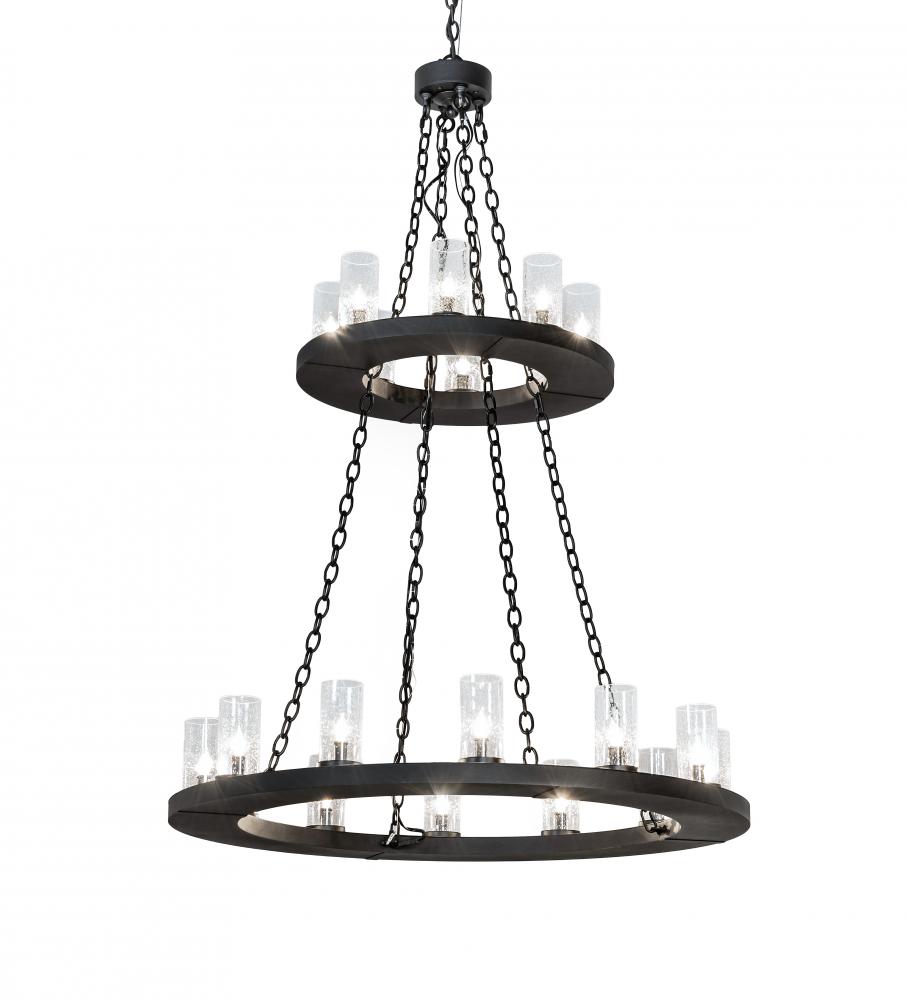 42" Wide Loxley 20 Light Two Tier Chandelier
