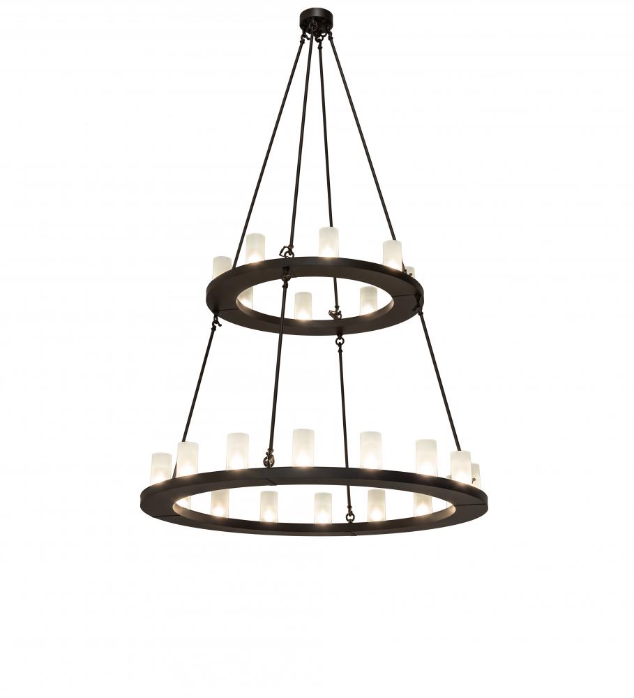 54" Wide Loxley 24 Light Two Tier Chandelier