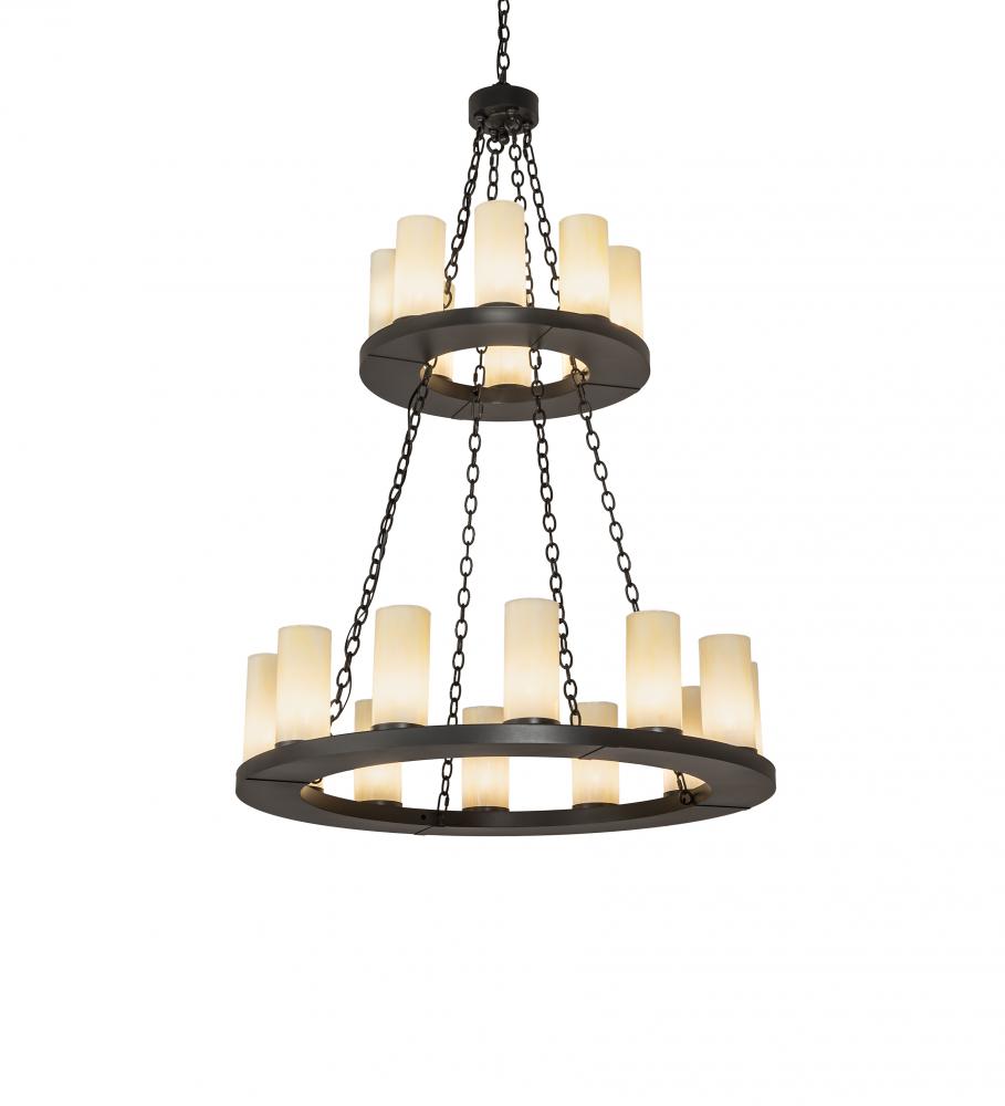 42" Wide Loxley 20 Light Two Tier Chandelier