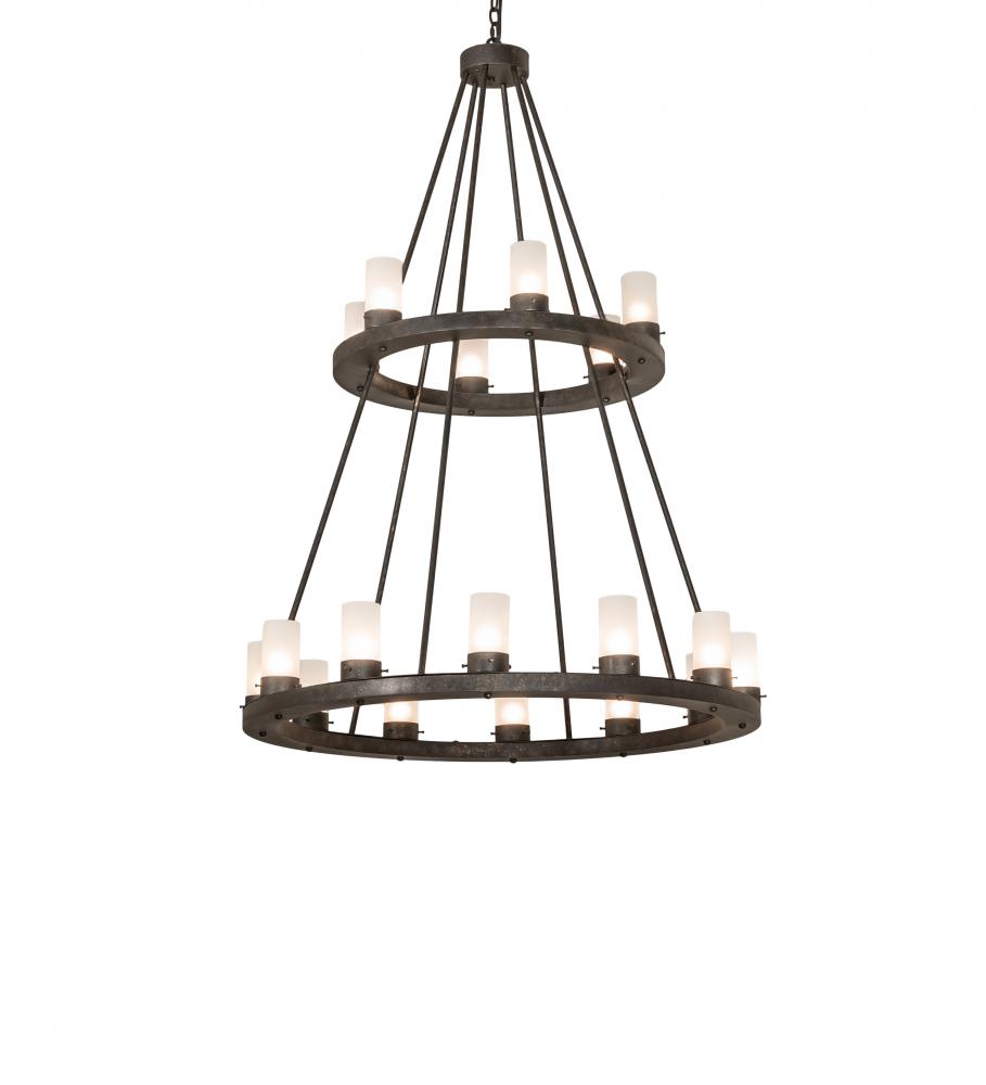42" Wide Loxley 18 Light Two Tier Chandelier