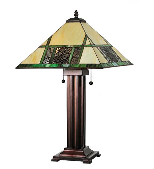 24"H Pinecone Ridge Table Lamp