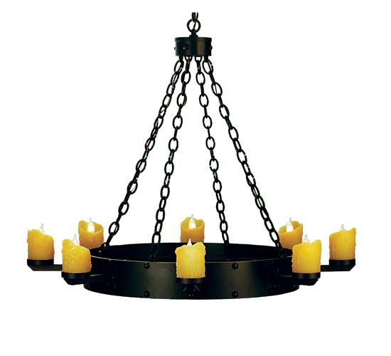 37.5"W Kingston 8 LT Chandelier