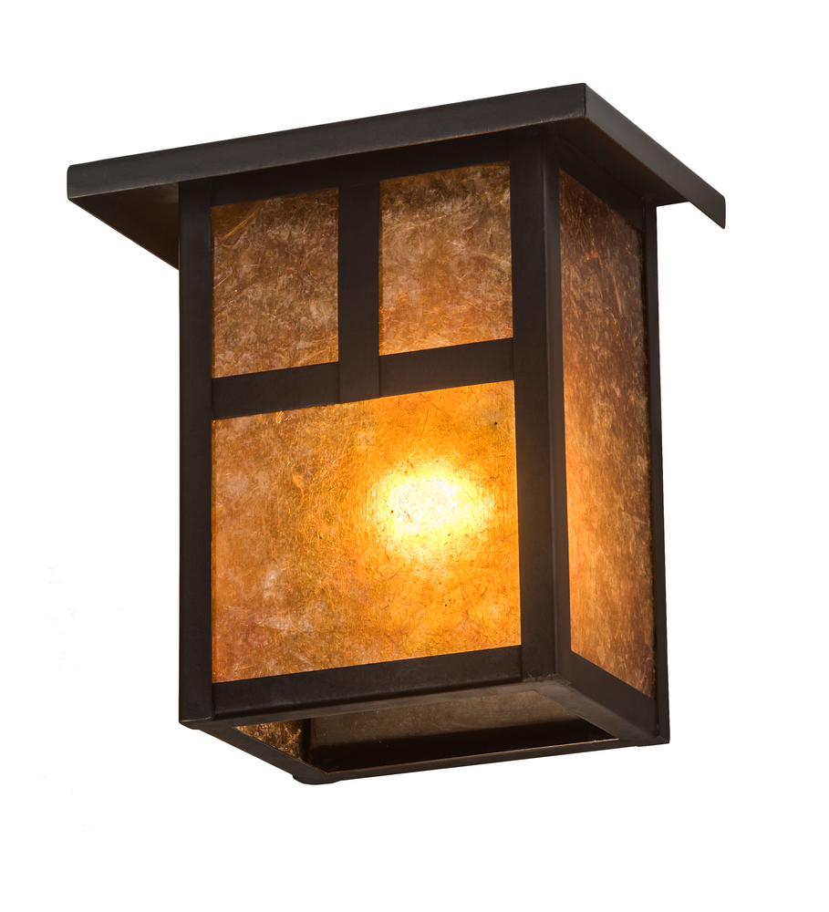 6.5"Square Hyde Park "T" Mission Wall Sconce