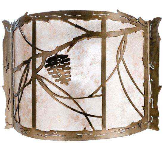 12"W Whispering Pines Wall Sconce
