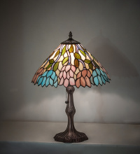 Meyda Blue 108377 - 19" High Wisteria Table Lamp