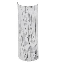 Meyda Blue 110452 - 5"W X 14"H Metro Fusion Branches Glass Cylinder Shade