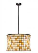 Meyda Blue 113440 - 20"W Hilton Barrel Pendant