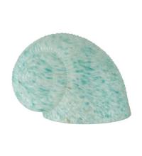 Meyda Blue 11693 - 5"W X 6"L TEAL DAPPLE SNAIL SHADE