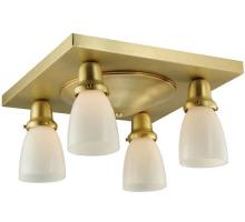 Meyda Blue 123313 - 15" Square Alcove 4LT Flush Mount