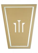 Meyda Blue 141072 - 38" Wide Win River Casino Personalized Wall Sconce