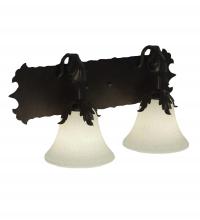 Meyda Blue 146392 - 20" Wide Dolce 2 Light Wall Sconce