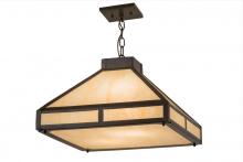 Meyda Blue 169071 - 18"Sq Whitewing Prime Pendant