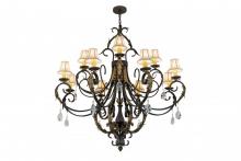 Meyda Blue 169781 - 54"W Ingrid 12 LT Chandelier