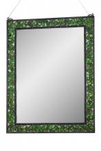 Meyda Blue 178016 - 28"W X 36"H Oak Leaf Mirror