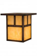 Meyda Blue 180475 - 6.5" Square Hyde Park "T" Mission Shade