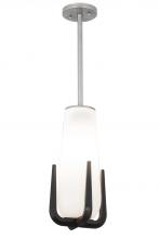 Meyda Blue 191467 - 8"W Blumenklaue Mini Pendant