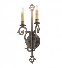 Meyda Blue 191582 - 8"W Aneila 2 LT Wall Sconce