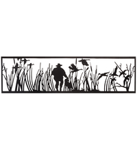 Meyda Blue 199085 - 77" Long Duck Hunter With Dog Railing