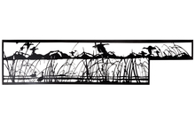 Meyda Blue 199087 - 99" Long Ducks in Flight Railing